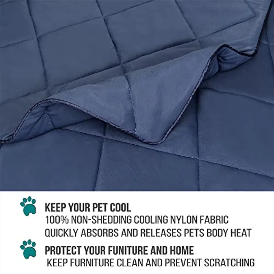 Premium Cooling Dog Blanket Lightweight Fluffy Pet Throw Blanket Bed Cover for Dogs, Cat, Puppies Pet Blanket Furniture Protect - view 4