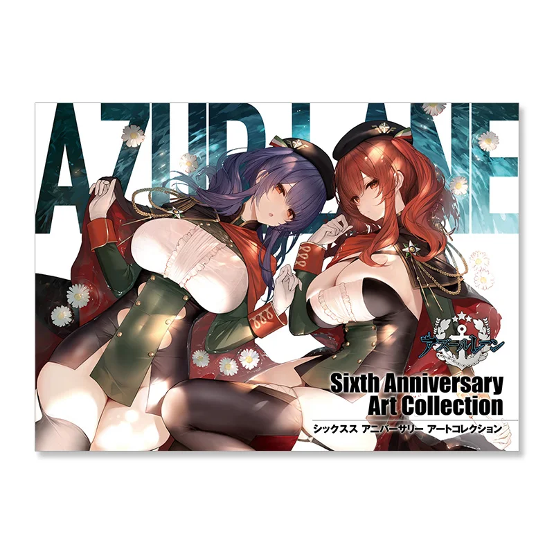 Azur Lane 1-8 Anniversary Art Collection Book Japanese Version Game Official Data Setting Original Painting Album