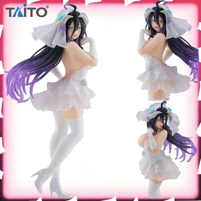 

Genuine in Stock TAITO Coreful OVERLORD Albedo Wedding Dress Ver. PVC 18cm Prize Figure Collectible Model Doll Decoration Gifts