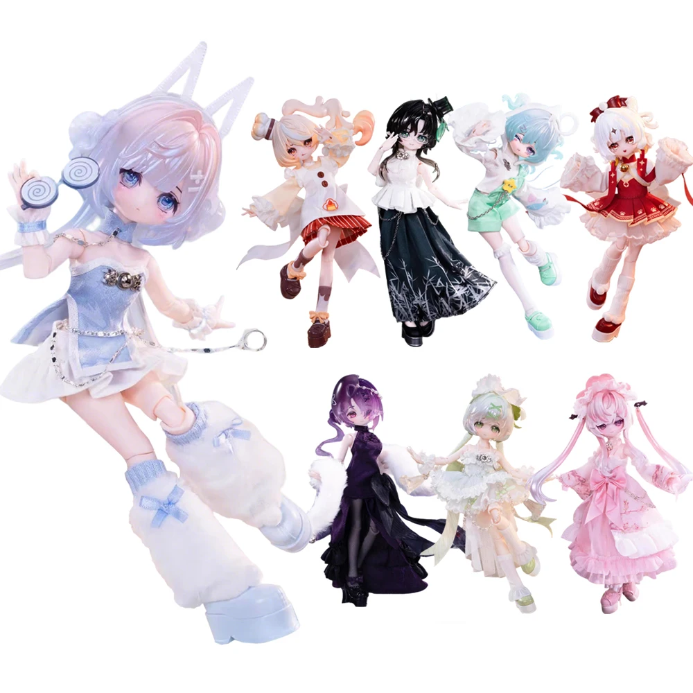 

In Stock Genuine Come4free Lucky Little Sign Spirit 1/8 BJD Blind Box Movable Joint Doll Cute Figurine Ornament Gift for Girls