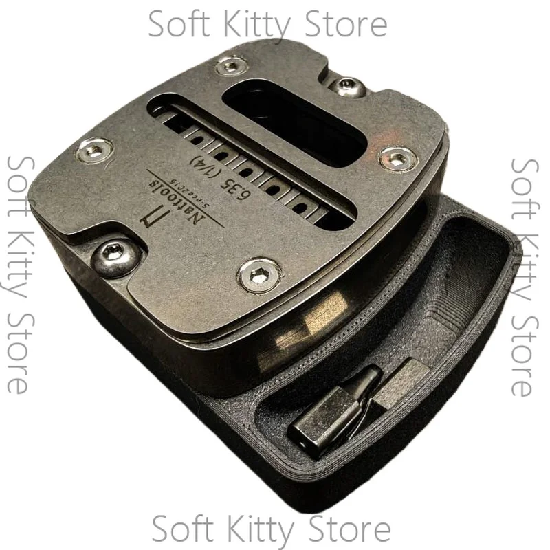 Nattools Leather Watch Strap Punch Set Self-Centering Hole Punch Tool round Oval Punches Adjustable for 10-26mm Straps