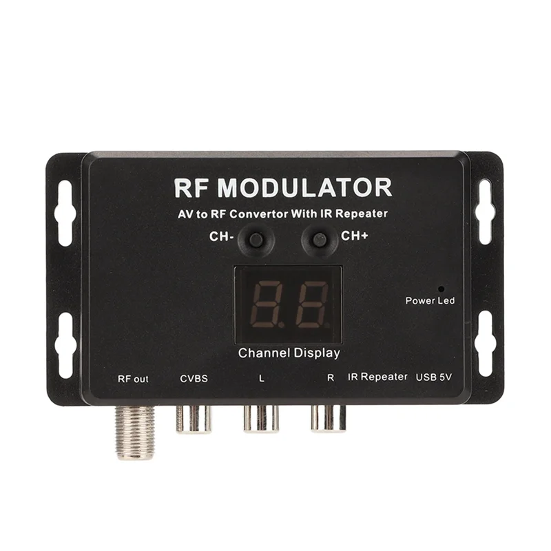 

L72A-RF Модулятор Профессиональный PAL NTSC 21-канальный преобразователь AV в RF для телеприставки DVR DVD