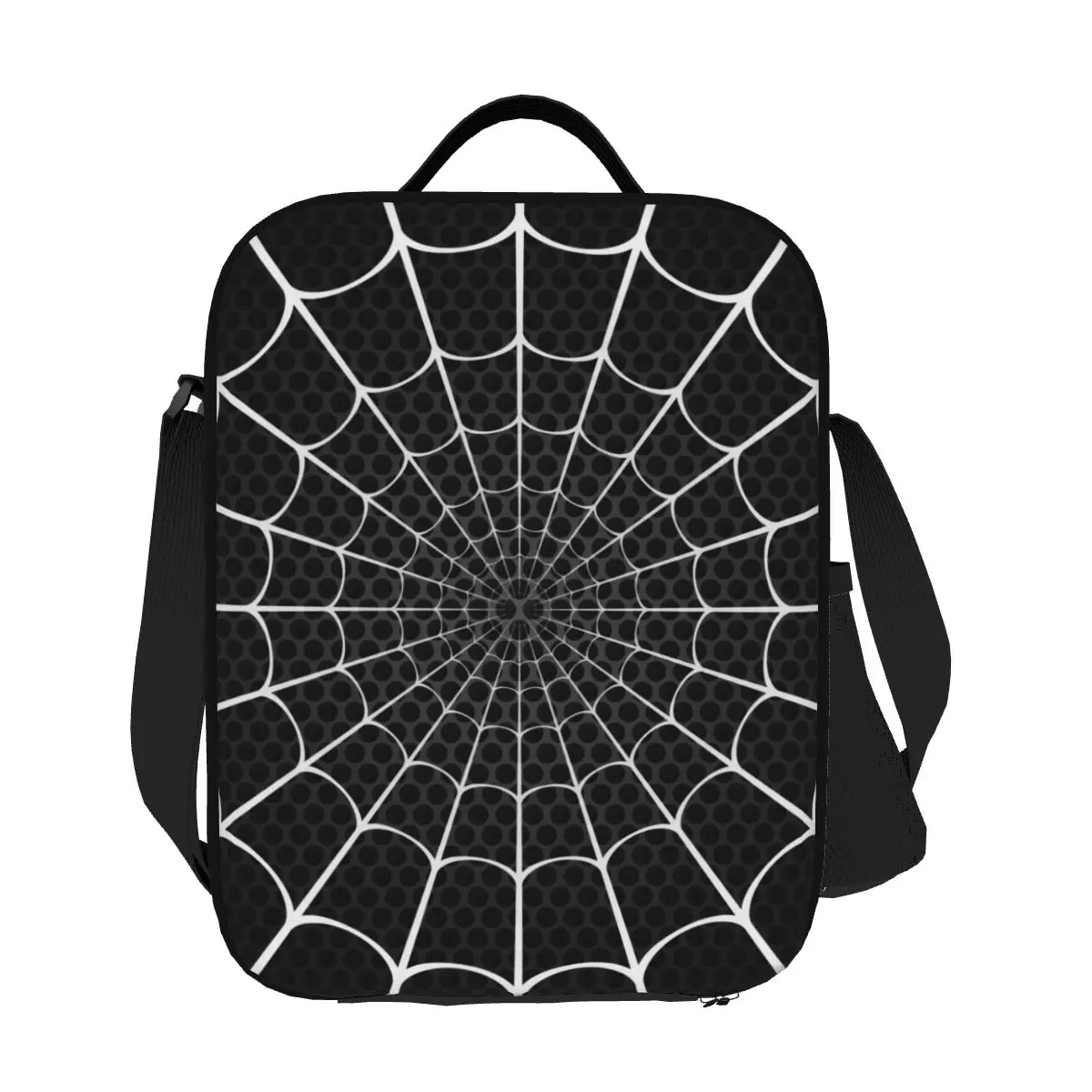 Spider Web Insulated Lunch Bag for Women Thermal Cooler Bento Box Office Picnic Travel