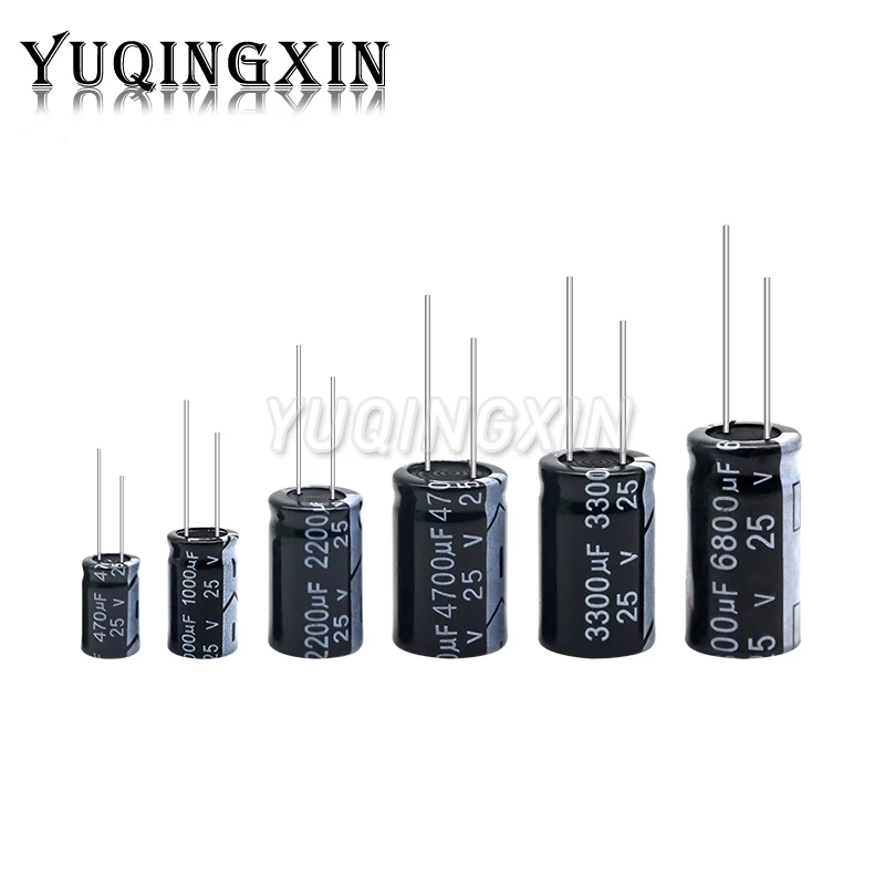 Aluminum Electrolytic Capacitor 10V 16V 25V 35V 50V 400V 450V 470UF 100UF 220UF 330UF 470UF 680UF 1000UF 47UF 10UF 22UF 0.47UF