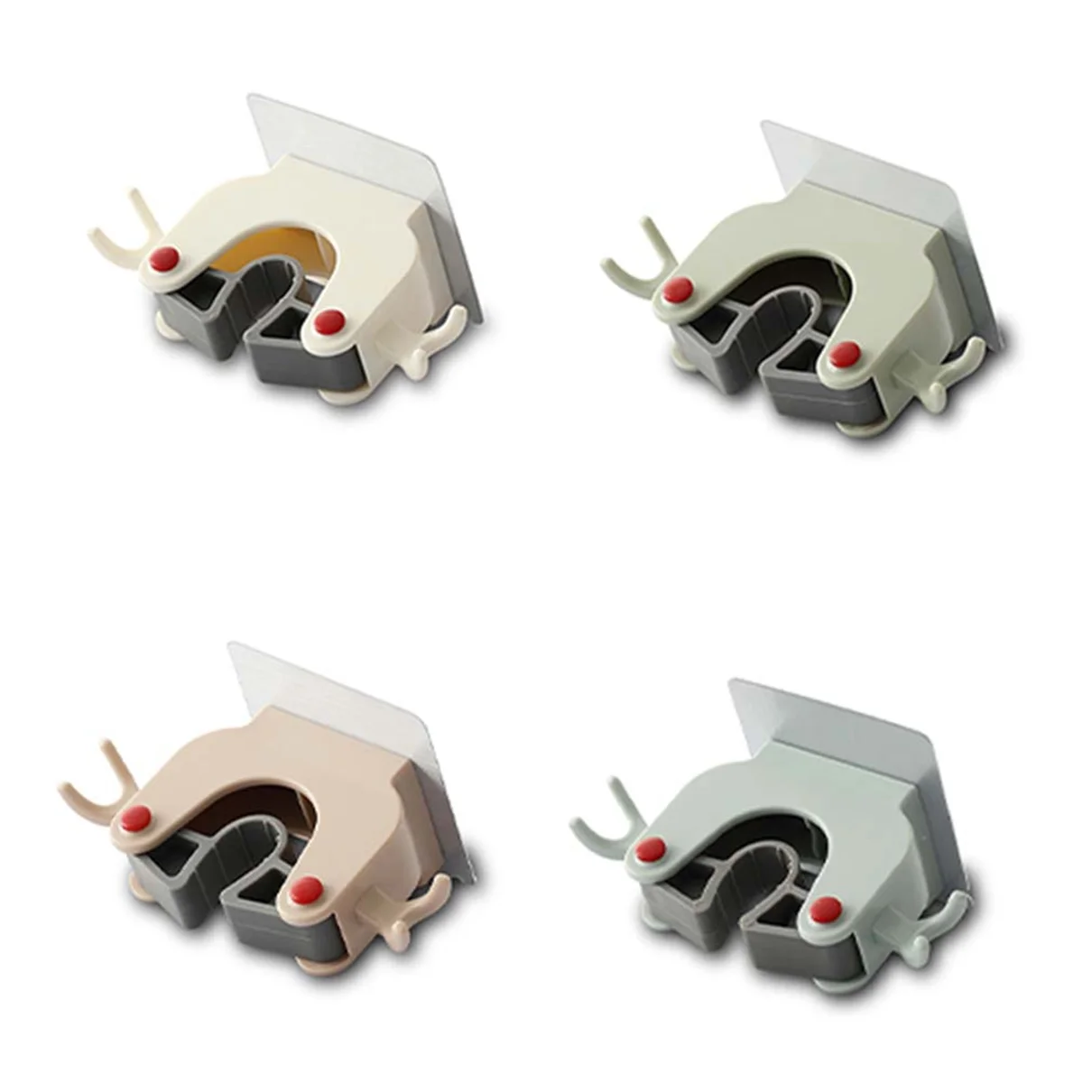 【POPULAR PICK】4PCS Broom Hanger,Mop Holder Wall Mount, Broom Holder Wall Mount for Hanging and Organizing Shovel,Rake,Brush,Yard