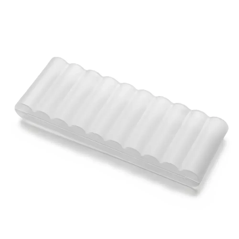 4/10 Fächer Transparente Kunststoff-Batterieaufbewahrungsbox Harter Behälter für AAA/AA/18650 Batterien Organizer Zubehör