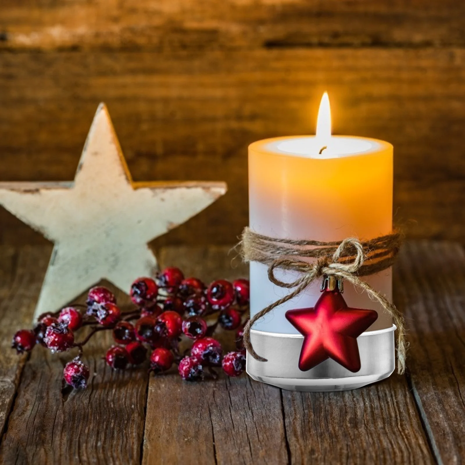 100 Pcs Aluminum Box Candlestick Empty Case Soy Wax Tea Light Containers Mold DIY Travel