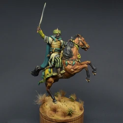1/24 ANCIENT The MAN Warrior with horse Resin figure Model kits Miniature gk Unassembly Unpainted