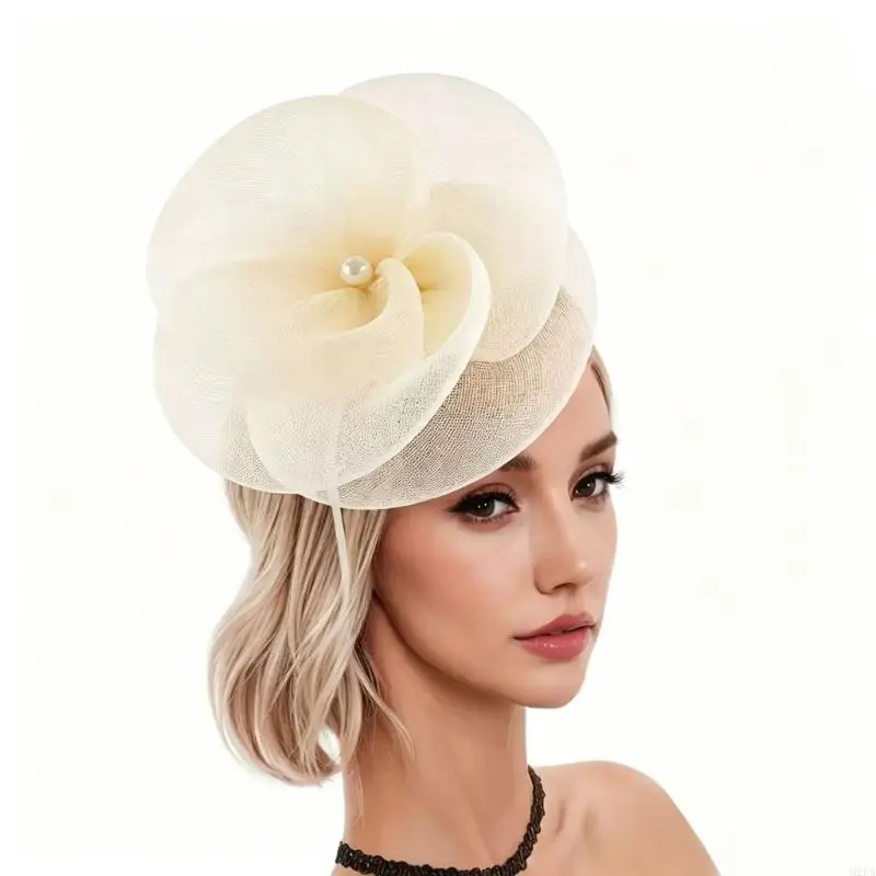 2026 New Fascinator and Glove Set for Tea Party Outfit Styling