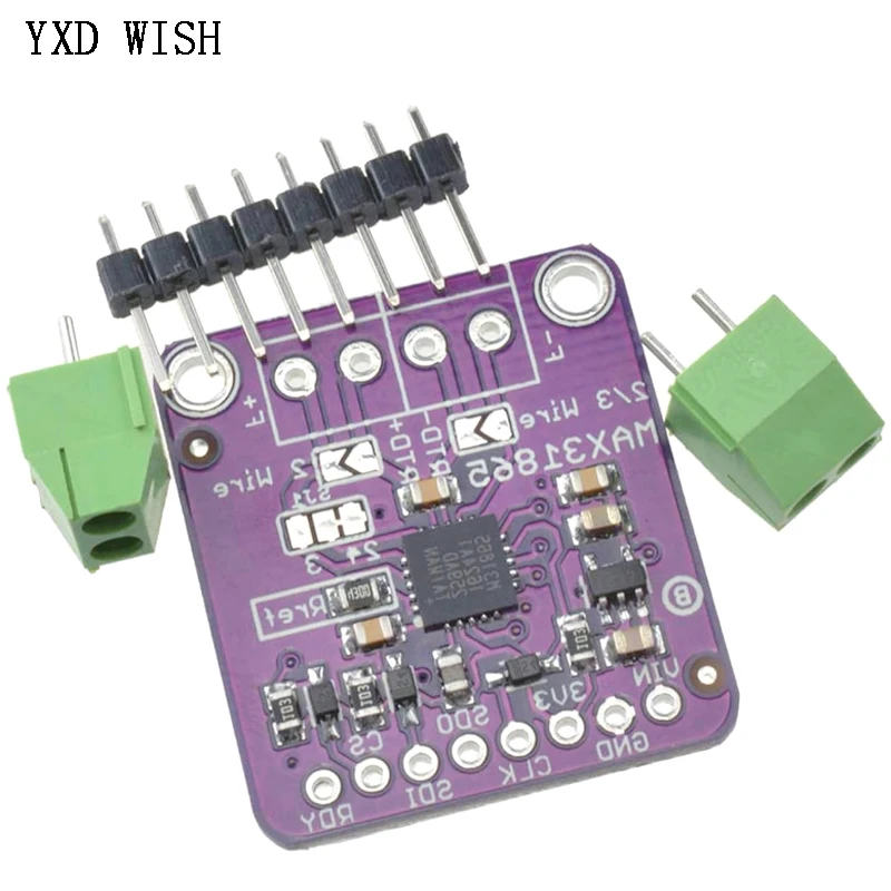 5pcs PT100 to PT1000 RTD-to-Digital Converter Board Temperature Thermocouple Sensor Module 3.3V/5V For Arduino MAX31865