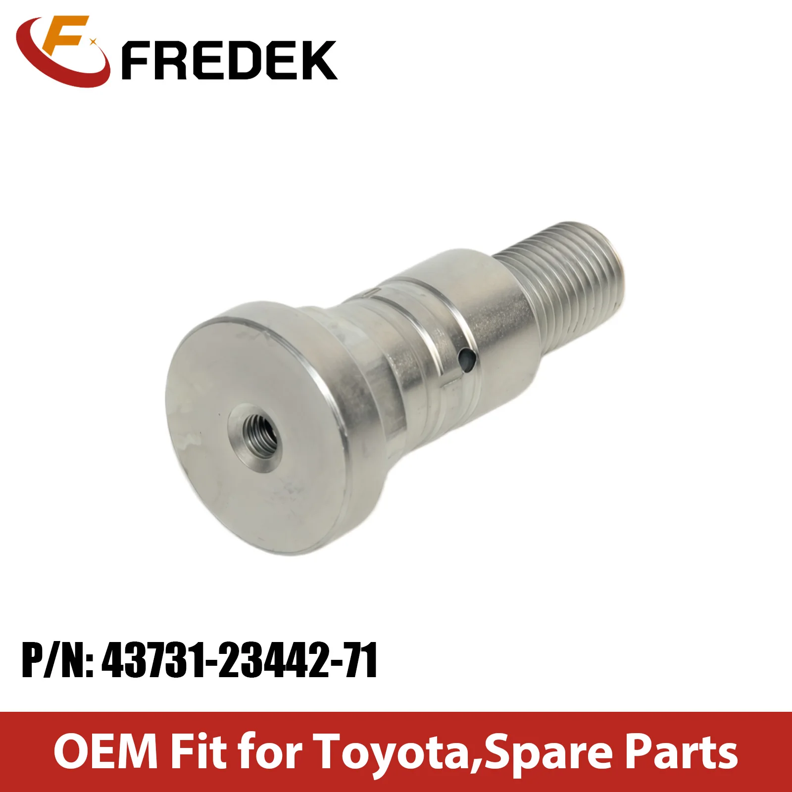 China Supplier Forklift Rear Axle Steering Parts Linkage Pin 43731-23442-71 Tie Rod Pin for Toyota 7FD 8FD FDZN10-30 in Stock