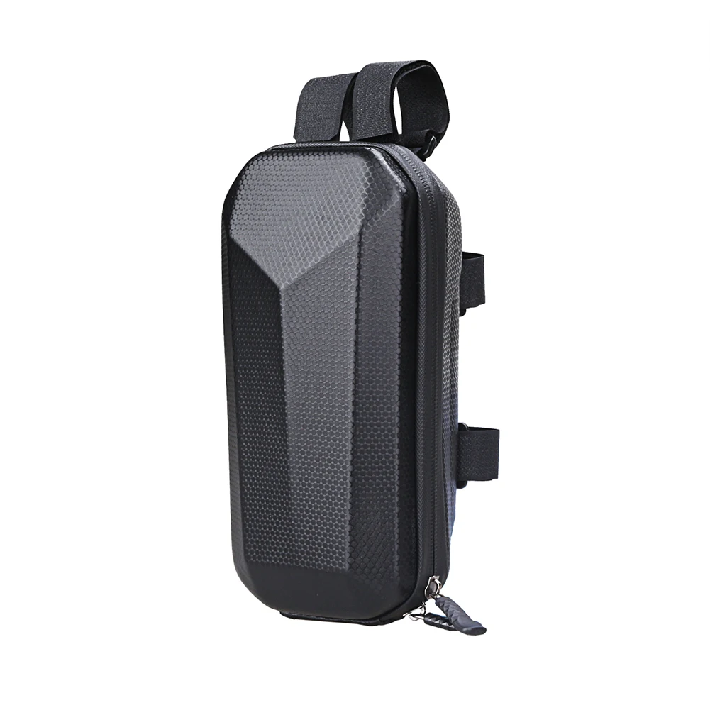 

Waterproof 2L Storage Bag for Electric Bike and Scooter Hard Shell Front Frame Carry Bag with Mesh Pocket and Key Chain