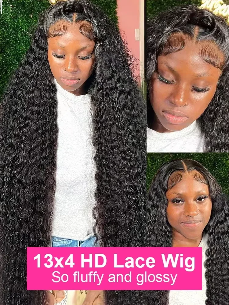 30 40 Polegada onda profunda solta peruca sem cola pronto para usar 13x4 13x6 laço frontal peruca de cabelo humano brasileiro perucas encaracoladas para mulher