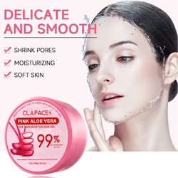 CALFACES Pink Aloe Ice Skin Soothing gel Non sticky Face Nourishing Deep Nourishing Skin Smoothing Sunscreen Repairing Sunburn