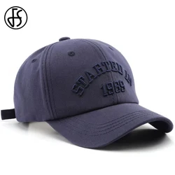 FS Fashion 3D Letter Street Baseball Caps For Men Navy Blue Cotton Summer Women Trucker Hat Snapback Hip Hop Cap Bone 2026