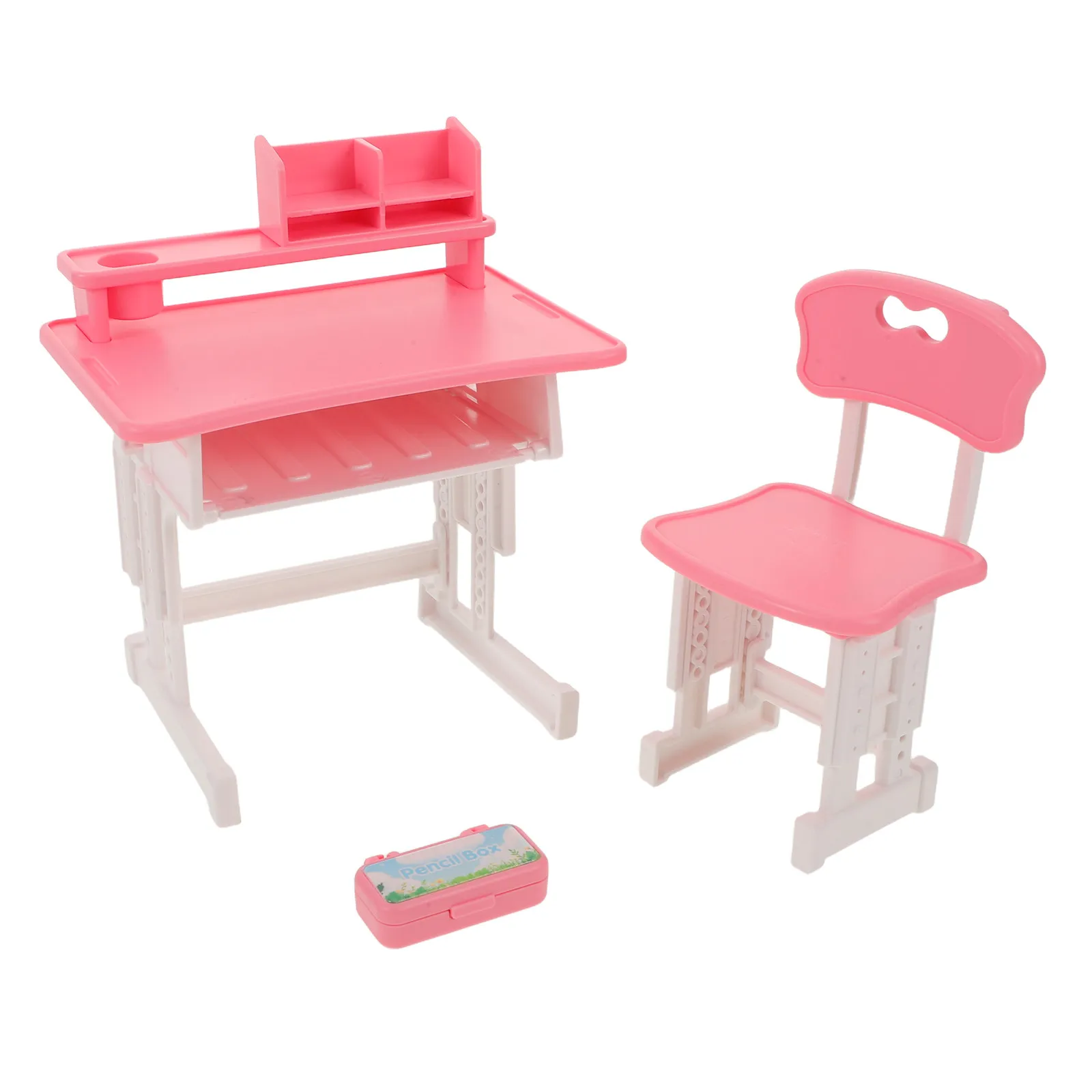 

Набор миниатюрных школьных парт и стульев: реалистичная мини-мебель для кукольного домика, декор для класса, мини-школьные принадлежности для ролевых игр