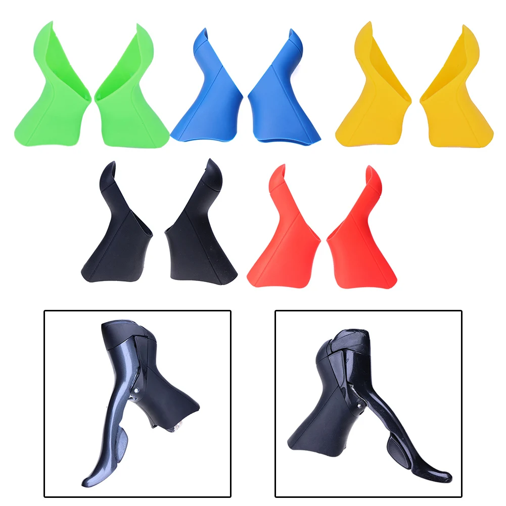 AliExpress TOOPRE Road Bike Bicycle Bracket Cover Shifter Lever Hood For ST-2400/3500/4500 Bicycle Brake Lever Hoods Brake Gear Shift Cover Parts