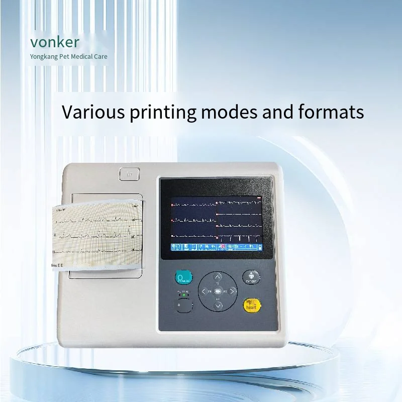 

Veterinary Equipment PE-VE3B Dog and Cat Three Channel Electrocardiogram Detector, High-quality Pet Electrocardiogram Machine
