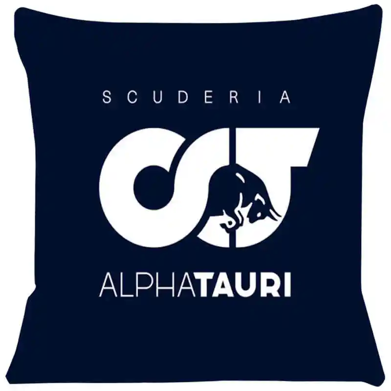 Scuderia Alpha Tauri Cushion Cover for Sofa Pillow Case Cover Seat Car Throw Pillowcase For Home Decorative SJ-430