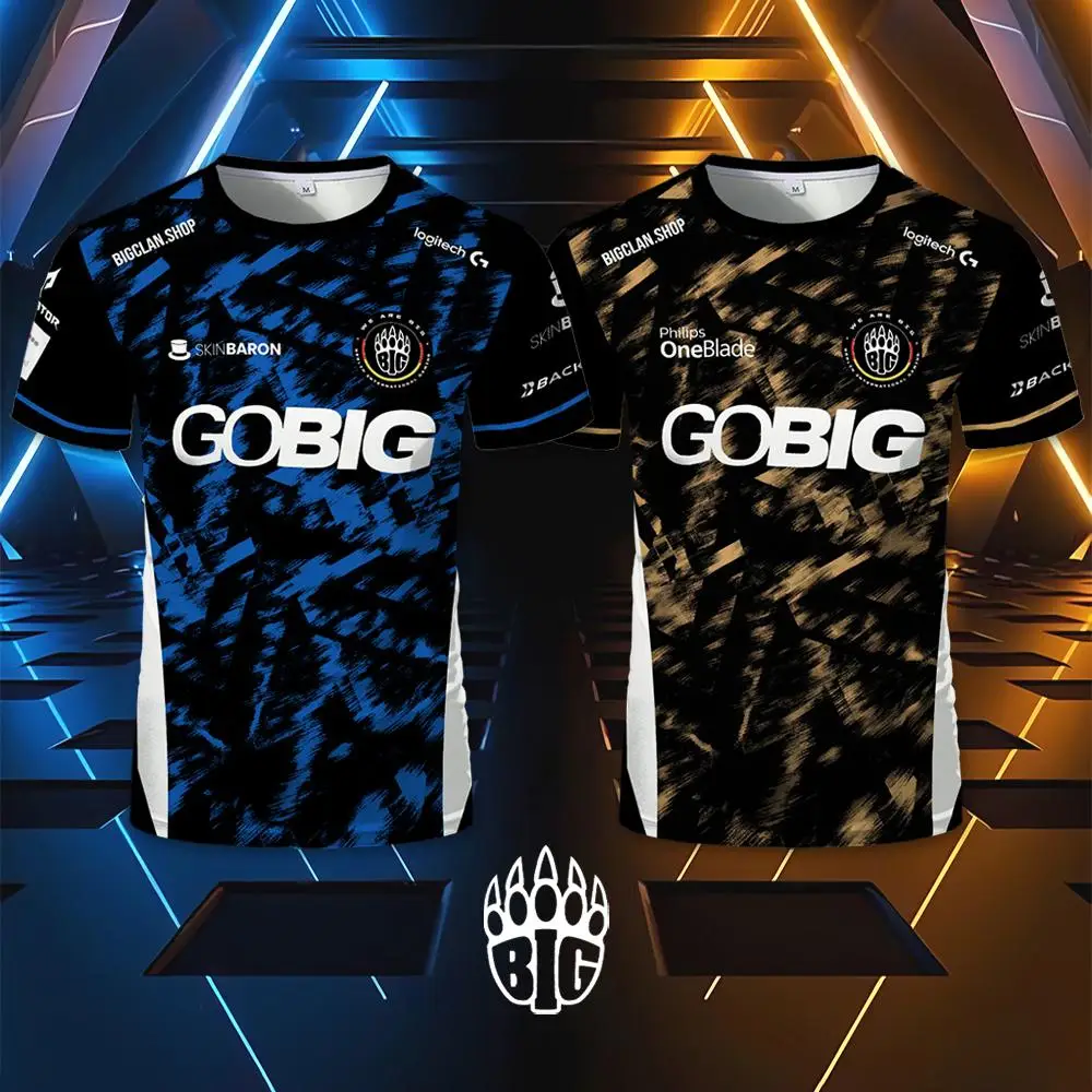 Germany Esports Team BIG 25/26 Season Jersey CS2 Gaming Breathable Training Uniforms Shirt Men’s & Women’s Casual Sports T-Shirt