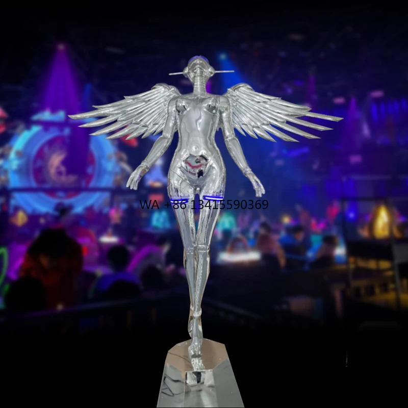 

Large Indoor Fiberglass Statue Life-Size Fibre Glass Sculpture Colorful Art Deco Style Framed Design for Indoor Decorations