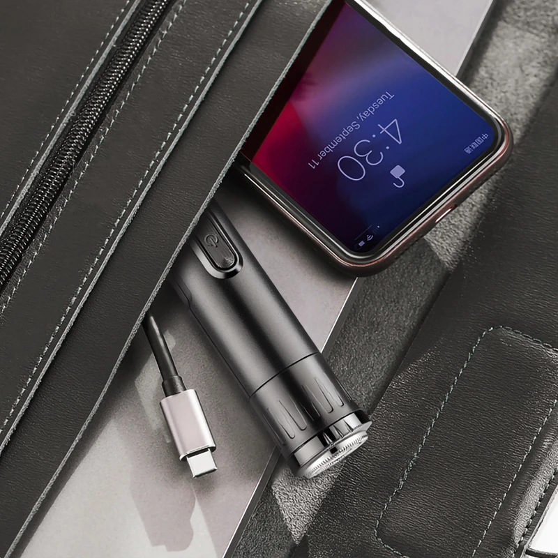 مجموعة أدوات العناية الاحترافية، ماكينة تشذيب شعر الأنف والأذن القابلة لإعادة الشحن عبر USB، ماكينة حلاقة اللحية والحواجب، أدوات العناية الشخصية للرجال 4 في 1 #6