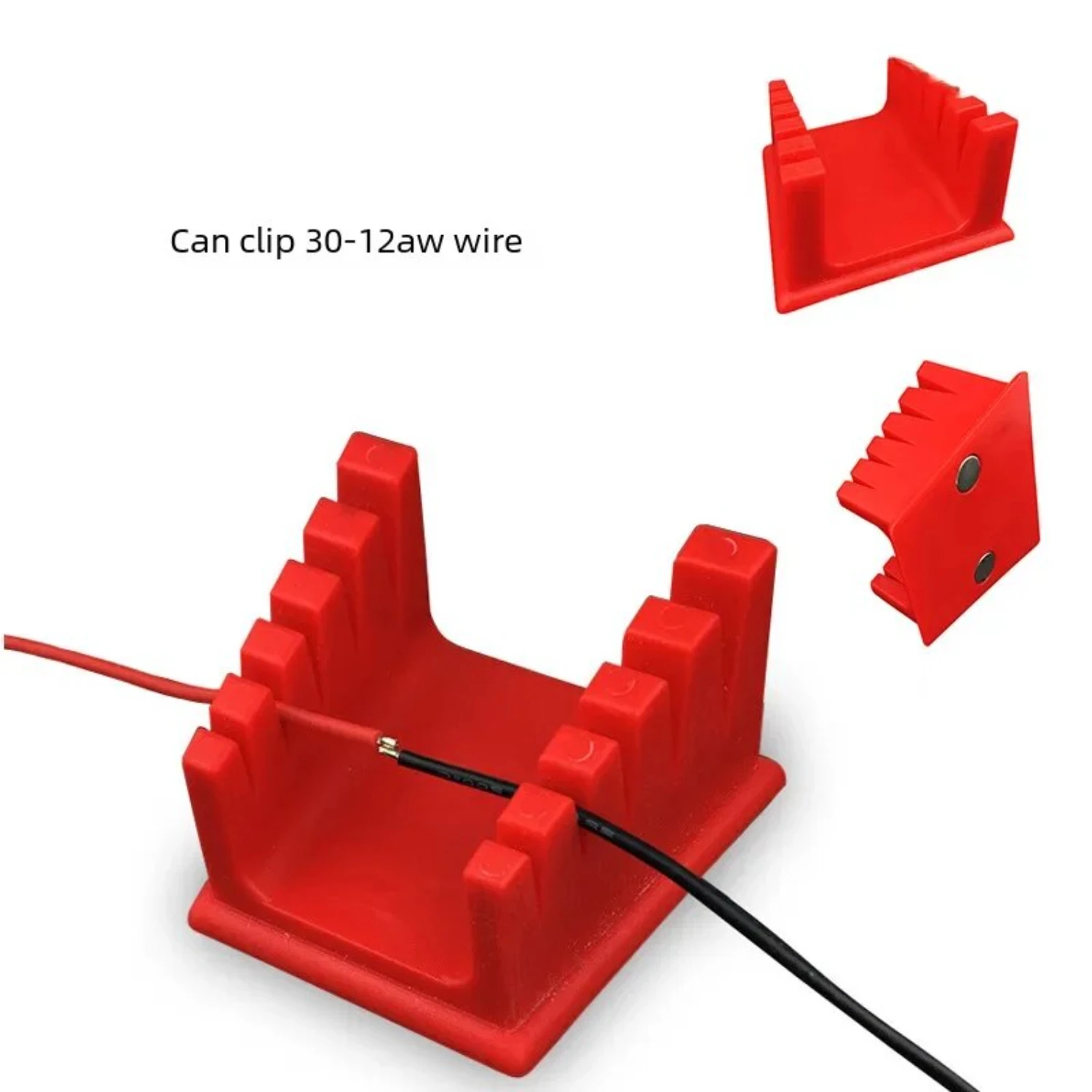 Top-Quality Adjustable Durable Silicone Workbench Wire Clamp Holder for Welding, Essential Thick and Thin Wire Pliers with Card 