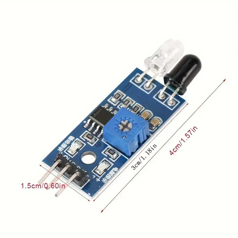 Picture 3: IR Infrared Obstacle Avoidance Sensor Module For Arduino DIY Smart Car Robot 3-wire Reflective Photoelectric New