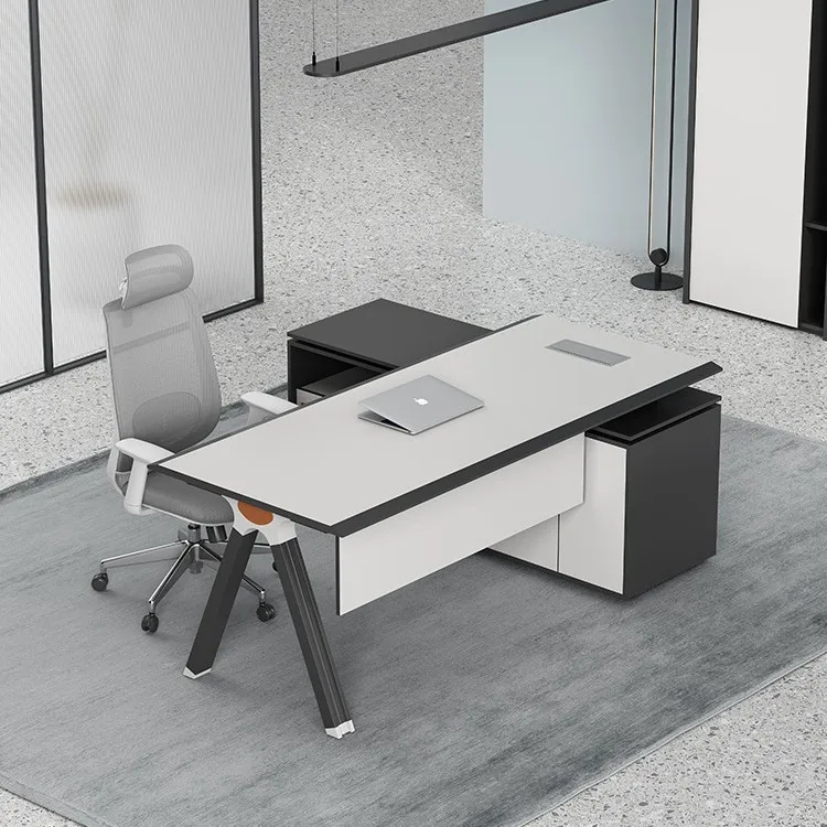 Boss desk office ladies' single color-block small manager desk for managers, 1.6m and 2m desk