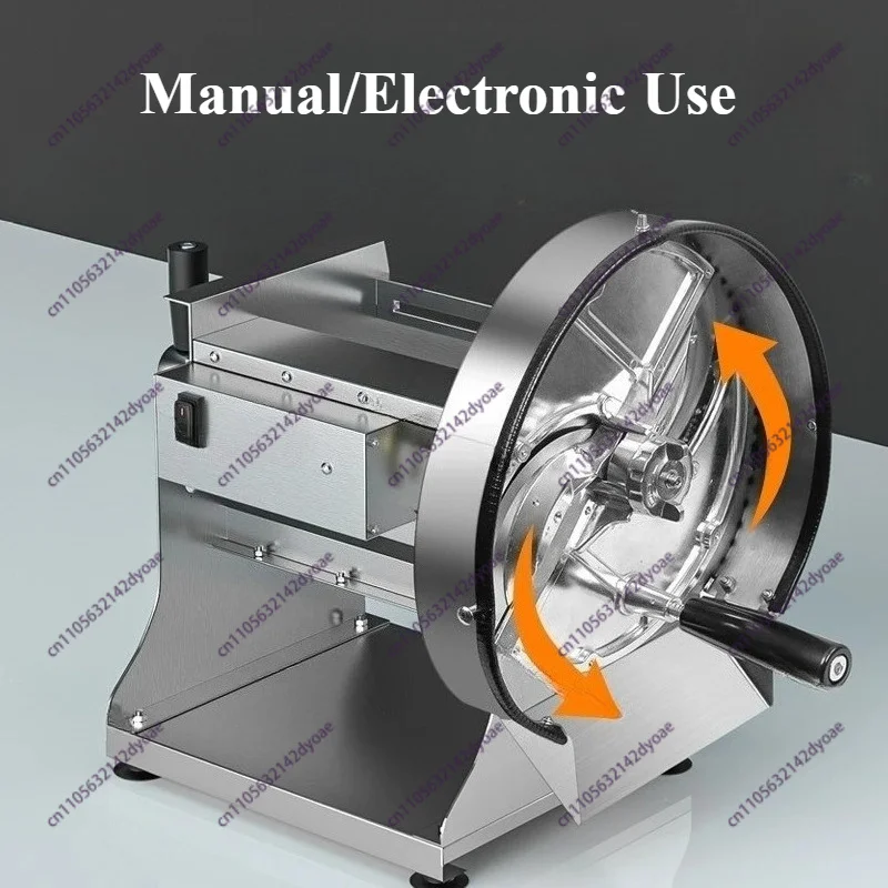 Commercial electric slicer multi-functional adjustable stainless steel vegetable and fruit slicer suitable for kitchens