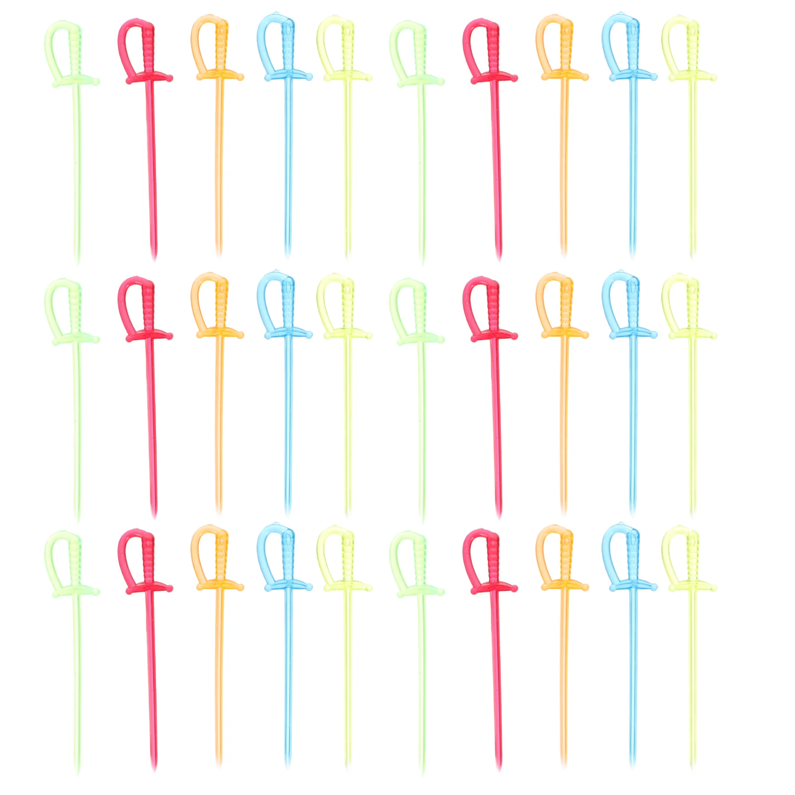 

600 Pcs Fruit Forks Cocktail Picks Plastic Toothpicks Food Appetizers Cleaning Tools Reusable Bar Gadgets Kitchen Accessories