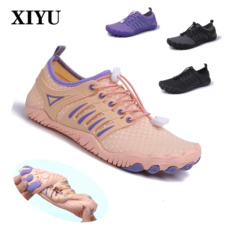 

XIYU Summer Swimming Creek Shoes Couples Breathable Quick-Drying Beach Water Sports Lightweight And Comfortable Fitness Shoes