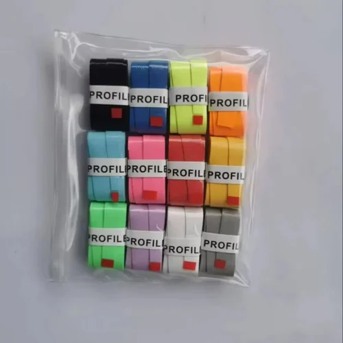 12 Uds W Overgrip de tenis banda para el sudor absorción tenis raqueta de bádminton pegamento de mano agarre de tenis PU Overgrip antideslizante
