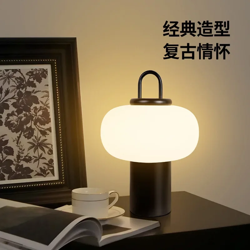 Rechargeable portable lantern table lamp bedside premium atmosphere light portable creative