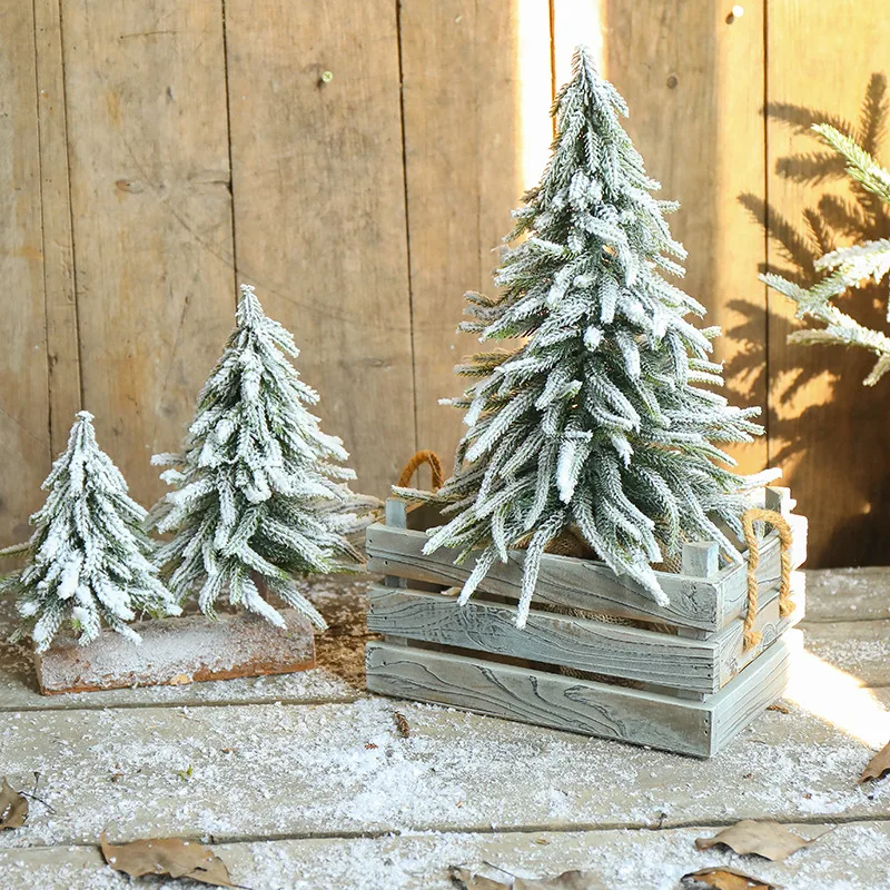 45/60/80CM Christmas Decoration PE Reusable Christmas Trees 2022 New Year Decor Navidad Green High Quality Christmas Tree