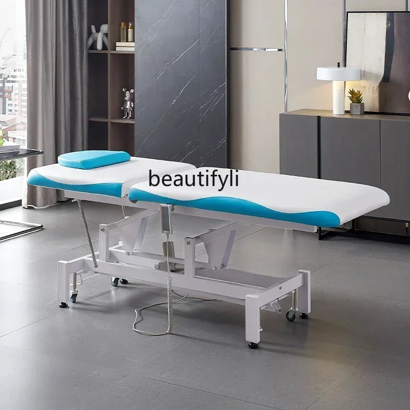 

LHY26ss Electric Lift Beauty Care Bed Beauty Salon Special Spinal Care Massage Belt Face Hole Massage Therapy Tattoo Injection B