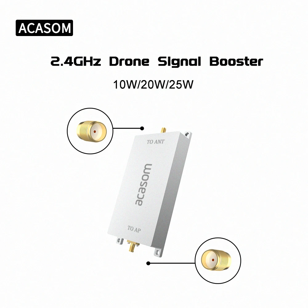 2.4GHz 25W Drone DJI Mavic 3 FPV Signal Amplifier Extender Signal Booster Drone Range Extender Tarot 2.4G FPV Image Transmissi