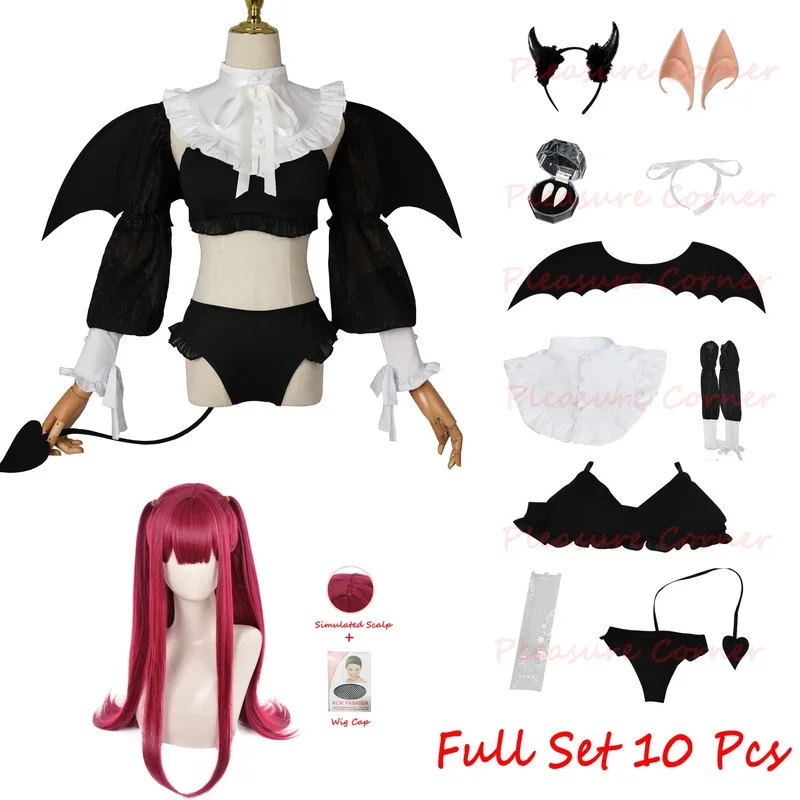 Anime rizu Kyun cosplay costume my dress up Sophia cosplay Kitagawa Marin bikini cosplay costume Kuroe Shizuku wig