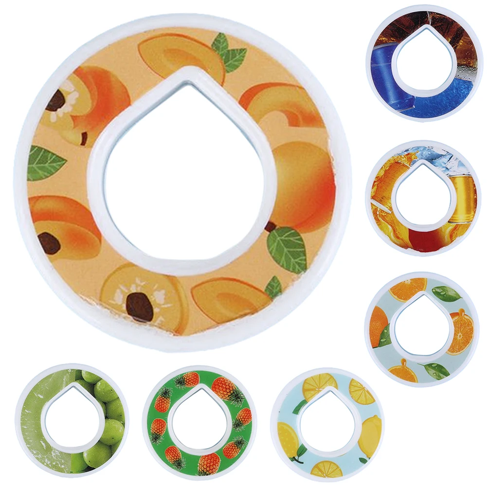 7pcs Multi-flavor Water Cup Fragrance Ring Used In Flavoured Drinking Bottle Drink More Water 0 Sugar Flavour Scent Pods image 2