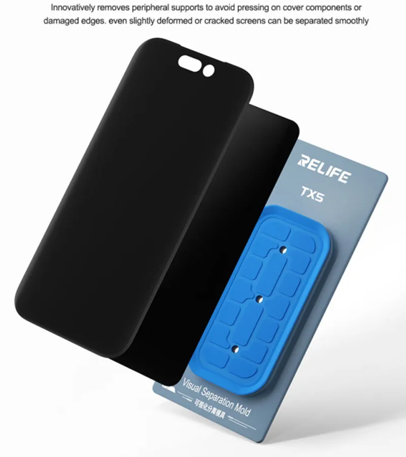 

RELIFE TX5 Visual Separation Mold Compatible with IP12-17 and Android Phone Wide Compatibility Visual Separation Module