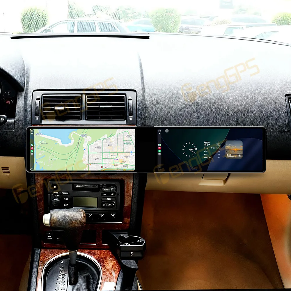 

24,6-дюймовый автомобильный радиоприемник для Ford Mondeo 2000-2003 с Android Auto, GPS-навигацией, мультимедиа, видео и стереосистемой