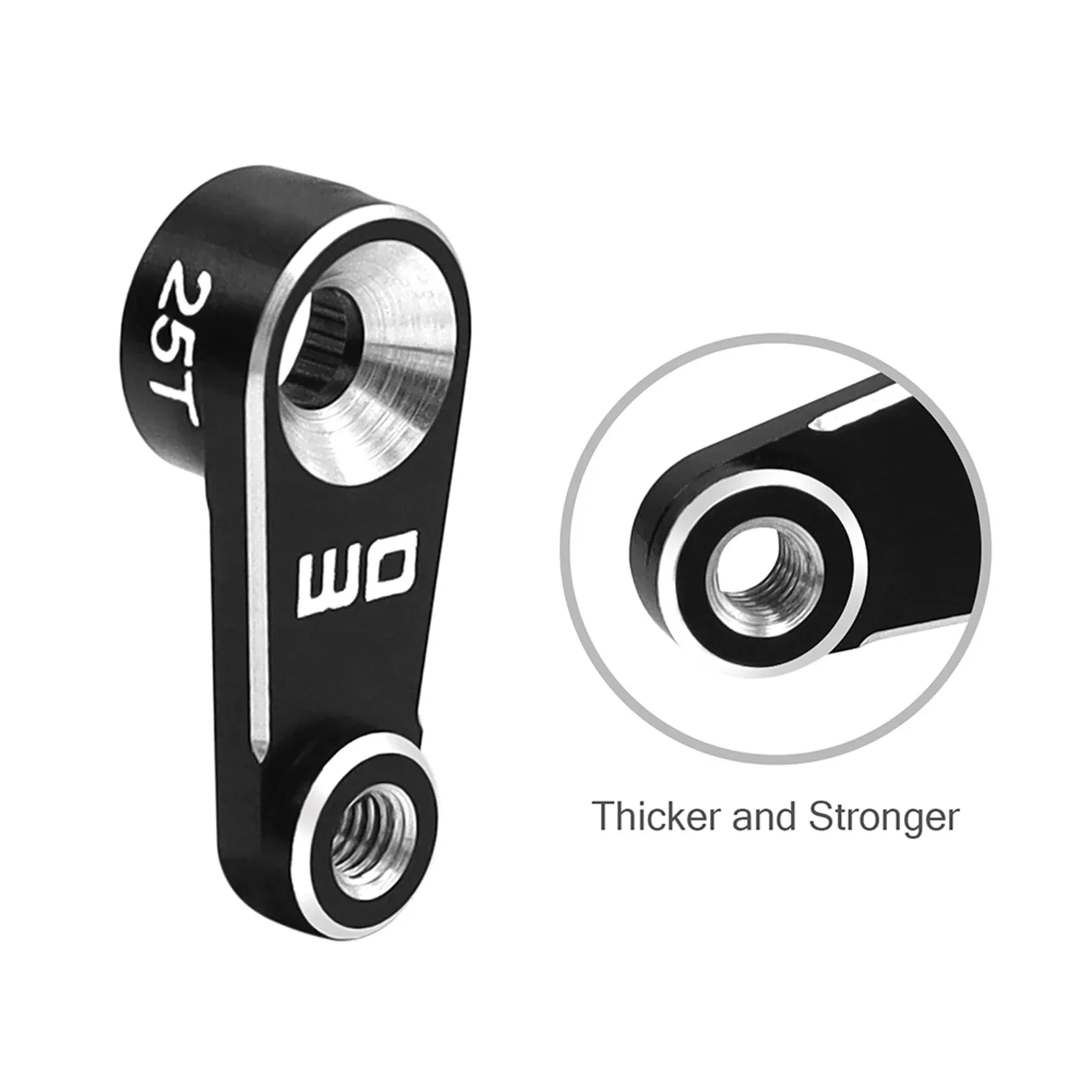 25T Servo braccio dente Servo corno braccio sterzo RC sterzo Servo braccio corno per 1/18 TRX4M RC Crawler per TRX4M RC Crawler