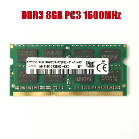 SEC 8G 2RX8 PC3 12800S DDR3 8GB 1600Mhz Laptop Memory 8G PC3 12800S 1600 MHZ Notebook Module SODIMM RAM