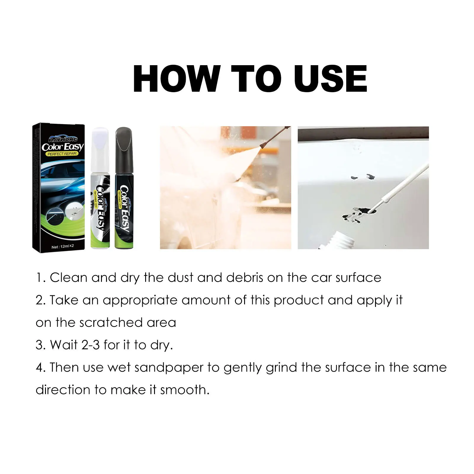 Car Scratch Removal Repair Fluid Operate Simple and Convenient Agent for Cleansing Care Accessories