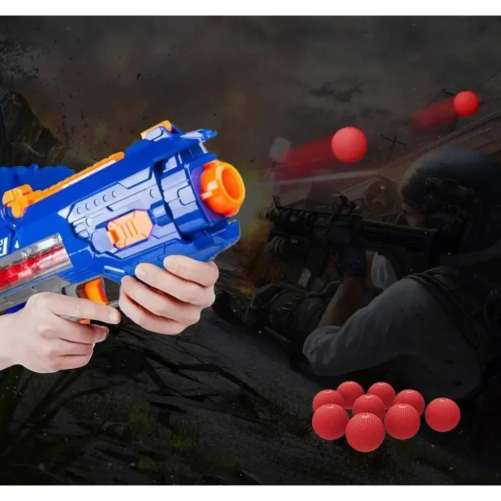 100 Rounds Soft Foam Apollo Refill Ammo Ball Bullets for Rival Nerf Series Toy Gun Outdoor Improving Practice Bullets Kids Gift