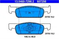 

410602396R для передней тормозной колодки CLIO IV LOGAN II SANDERO II (bomбели) длинного типа