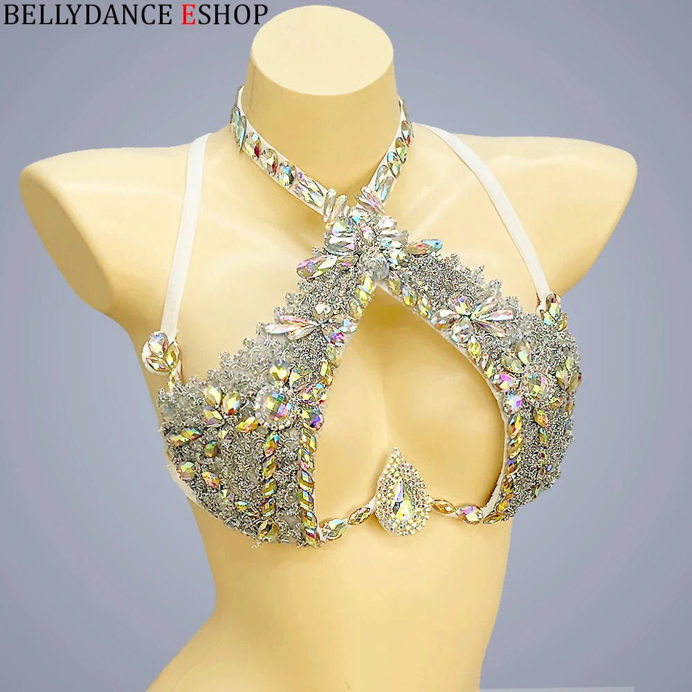 Rave X-Top ラインストーン ワイヤーブラトップ パーティー ナイトクラブ カーニバル用 - トラベル シルバー ブラック ピンク ゴールド 5色展開