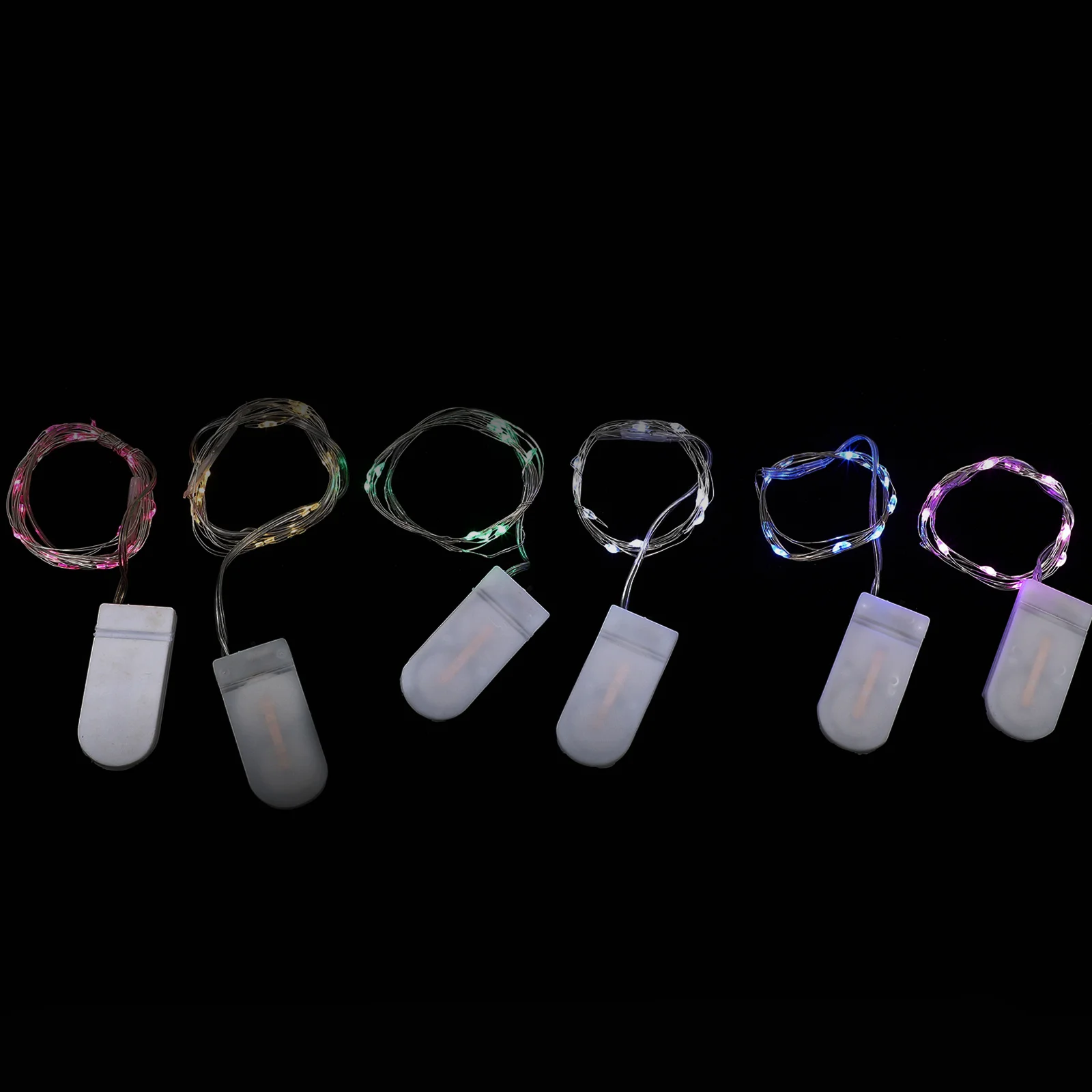 6 قطعة سلسلة مصباح مهرجان ملون تعمل سلسلة ضوء لديكور عيد الميلاد مشهد الزفاف تخطيط مصباح حلية #6