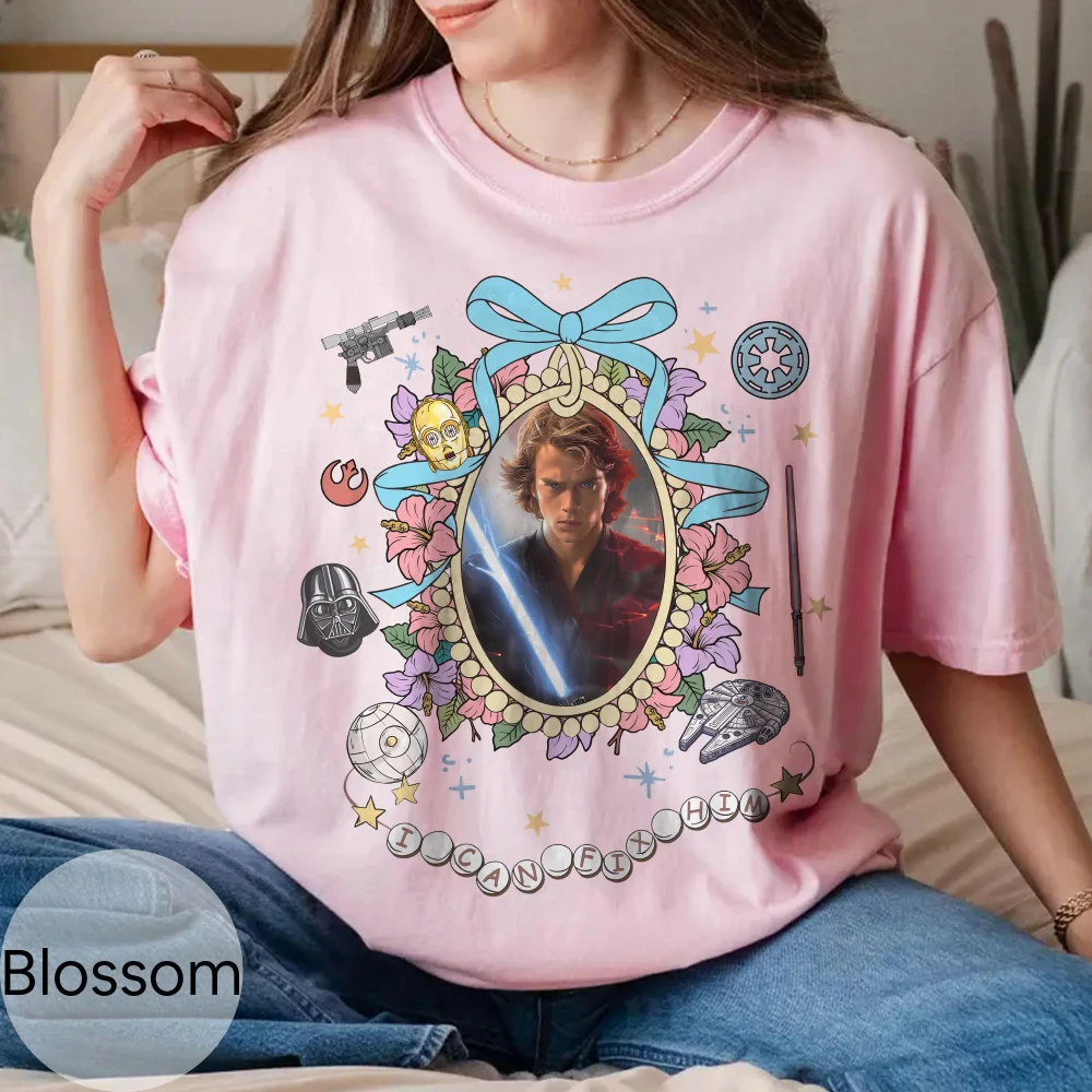 قميص "Anakin Skywalker، I Can Fix Him" تي شيرت دارث فيدر، الحلقة 20 "انتقام سيث"، رحلة ديزني