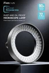 Meccanico 64 /72 / 144 LED Stereo microscopio anello luce lampada luminosità regolabile USB LED illuminatore per riparazione saldatura PCB